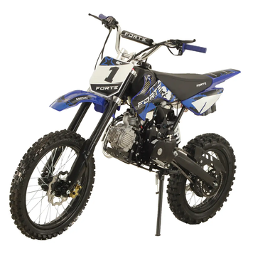 Пітбайк бензиновий Forte GS05A 125 см&sup3;, 4-тактний, дискові гальма, 55 км/год, електростарт, синій 139224 фото