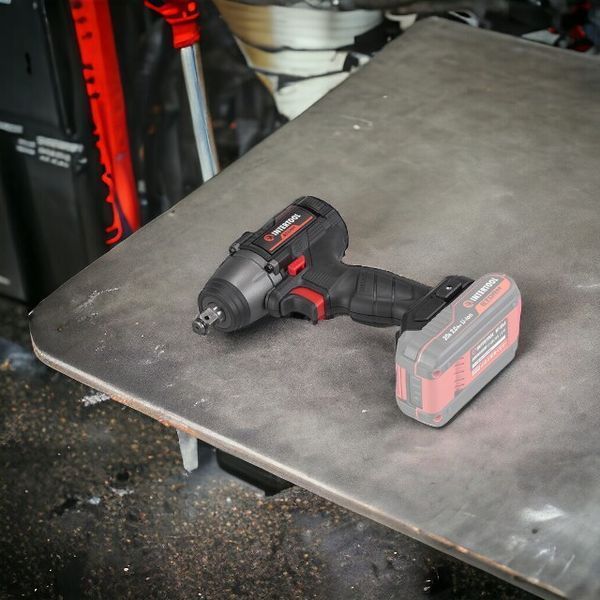 Гайковерт ударний акумуляторний з безщітковим двигуном INTERTOOL WT-9364 20В, крутний момент 300Nm, без ЗП та АКБ WT-9364 фото