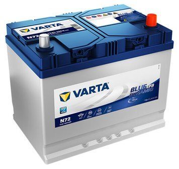 Акумулятор 72Ah-12v VARTA BD EFB  R+ EN760 Азія 572 501 076 фото