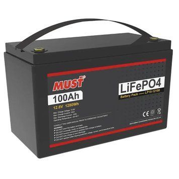 Аккумулятор литий-железо-фосфатный MUST LP15-12100 12.8В 100А&middot;час LiFePO4 138017 фото