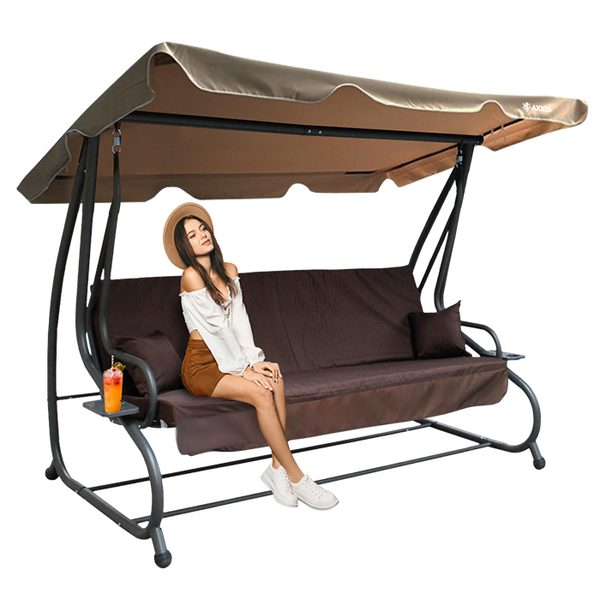4-х Месные Садовые Качели с Москитной Сеткой AXXIS ax-1306 GardenRelax ax-1306 фото