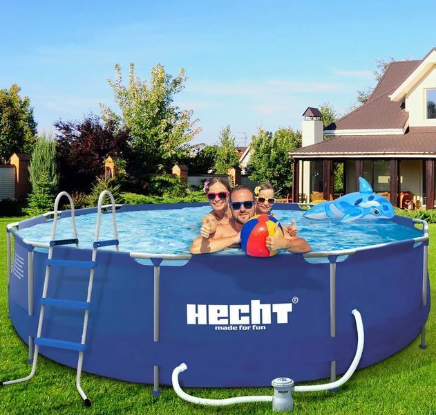 Бассейн каркасный объем 6125 л. диаметр 360 см. высота 76 см. HECHT 3690 BLUESEA HECHT3690BLUESEA фото