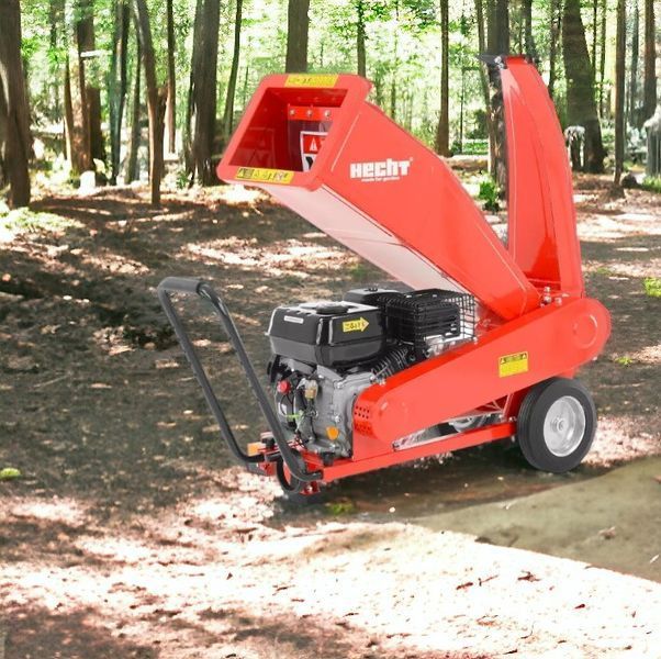 Садовий бензиновий подрібнювач гілок HECHT 6208, потужність 7 к.с., максимальний  діаметр гілки 70 мм HECHT6208 фото