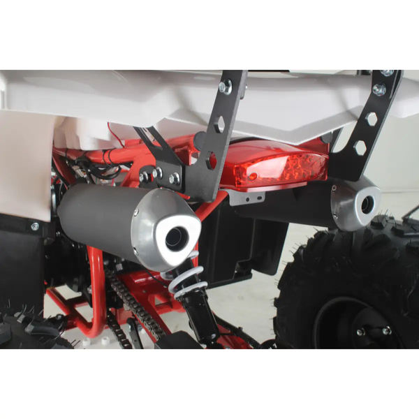 Квадроцикл бензиновий Forte ATV125F чорно-червоний 125 см&sup3;, варіатор 130178 фото