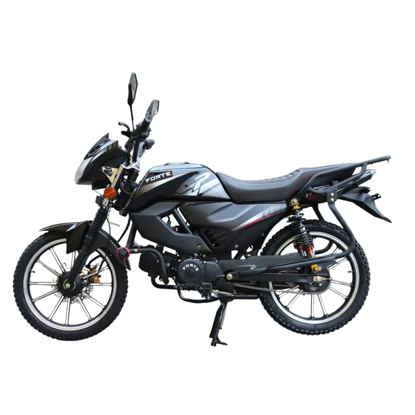 Мотоцикл дорожній Forte ALFA FT125-LX Чорний 125 см&sup3;, 4-тактний, 80 км/год, витрата 2.3 л/100 км, USB 138228 фото