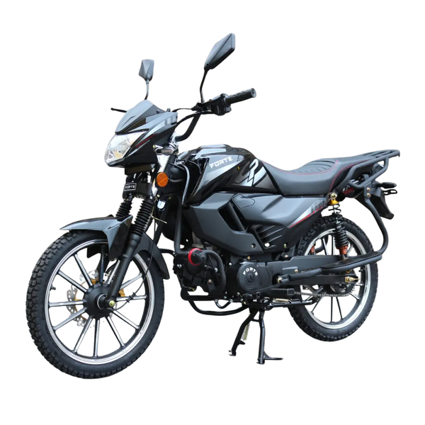 Мотоцикл дорожній Forte ALFA FT125-LX Чорний 125 см&sup3;, 4-тактний, 80 км/год, витрата 2.3 л/100 км, USB 138228 фото