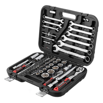 Набор Инструментов INTERTOOL STORM 1/2" & 1/4", 82 ед. ET-8082 фото