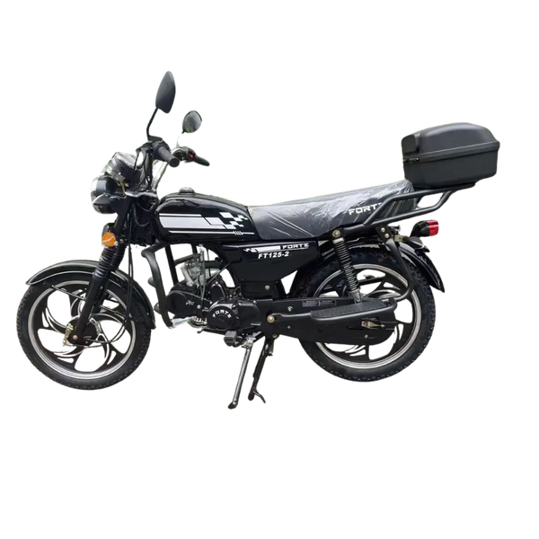 Мотоцикл Forte ALFA FT125-2 125 см&sup3; двомісний чорний 110492 фото