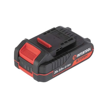 Аккумулятор INTERTOOL WT-0340 20 В, Li-ion, 2.0 Ач, индикатор уровня заряда WT-0340 фото