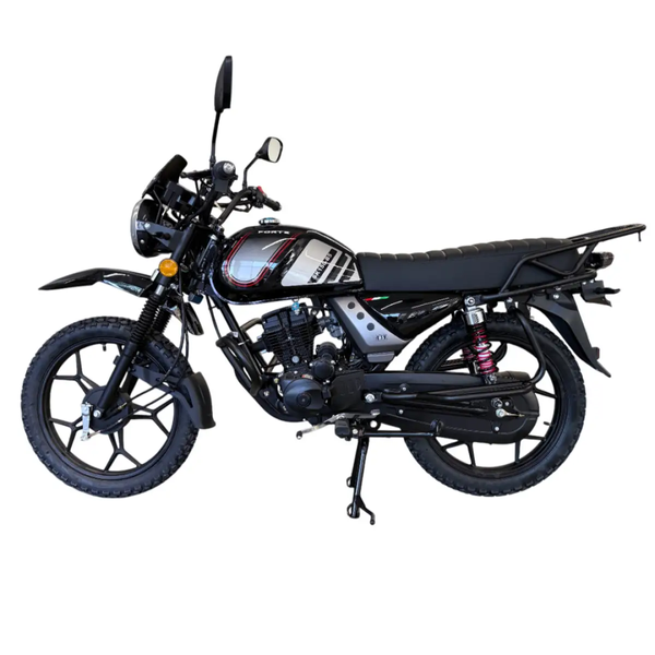 Мотоцикл дорожній Forte SK150-B5Y Чорний 150 см&sup3;, 12 к.с., 95 км/год, витрата 2.2 л/100 км, бак 14 л, електростарт 144929 фото