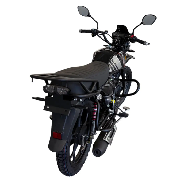 Мотоцикл дорожній Forte SK150-B5Y Чорний 150 см&sup3;, 12 к.с., 95 км/год, витрата 2.2 л/100 км, бак 14 л, електростарт 144929 фото