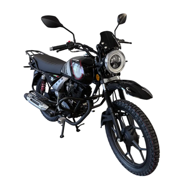 Мотоцикл дорожній Forte SK150-B5Y Чорний 150 см&sup3;, 12 к.с., 95 км/год, витрата 2.2 л/100 км, бак 14 л, електростарт 144929 фото