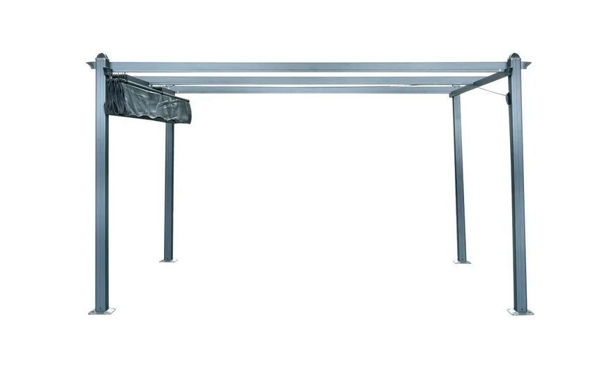 Пергола HECHT PERGOLA 4x3 м, алюмінієва, з розсувним тентом HECHTPERGOLA4x3 фото