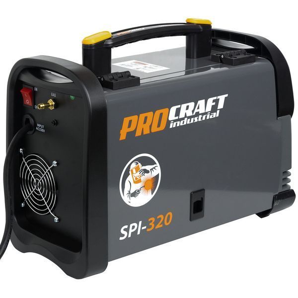 Инверторный полуавтомат сварочный 160 А, 5.3 кВт, MIG/MAG/MMA/TIG lift, катушка 200 мм &ndash; Procraft industrial SPI320 2026 073205 фото