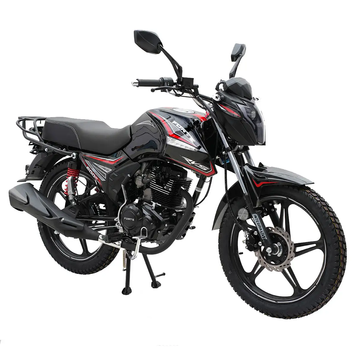 Мотоцикл дорожній Forte FT200R чорно-червоний 200 см&sup3;, 13.5 к.с., 110 км/год, витрата 2.3 л/100 км, бак 14 л, електростарт 128808 фото