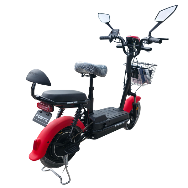 Электровелосипед FORTE LUCKY-WS500 48В 15Ач, 500Вт, до 35 км/ч, запас хода 45 км, красный 145067 фото