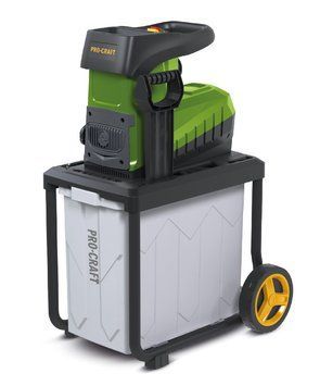 Подрібнювач гілок Procraft PSL2850, 2800 Вт, фрезерний ріжучий механізм, діаметр гілок до 45 мм, контейнер 60 л 902850 фото