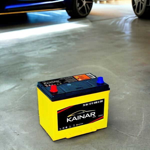 Автомобільний акумулятор Kainar 12В 75Ач 640А(EN) L+ 070 341 1 110 фото