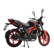 Мотоцикл дорожній Forte FT250-X6 чорно-червоний 223 см&sup3;, 17 к.с. 136392 фото 4
