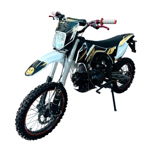 Пітбайк BSE SP04 140 Enduro жовтий 140 см&sup3;, 4-тактний, дискові гальма, електростарт, 60 км/год 146138 фото