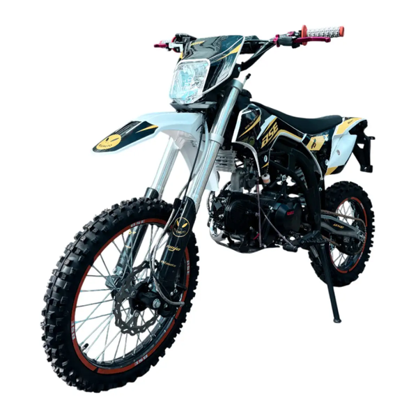 Пітбайк BSE SP04 140 Enduro жовтий 140 см&sup3;, 4-тактний, дискові гальма, електростарт, 60 км/год 146138 фото