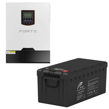 Комплект автономного живлення Forte Axpert VM II Premium 3K WiFi + акумулятор RITAR LFP25.6V100AH G3 (3 кВт, 24 В, LiFePO₄) 142511.142170 фото