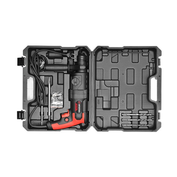 Перфоратор INTERTOOL WT-0156, 1000 Вт, 3.5 Дж, 0-1100 об/хв., 0-4700 уд/хв., 3 режими, SDS plus WT-0156 фото