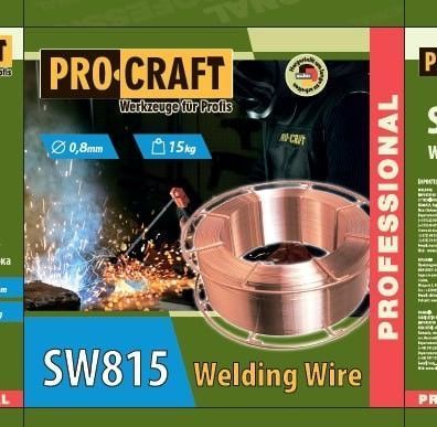 Сварочная проволока Procraft SW815 0.8 мм 15 кг SW815 фото