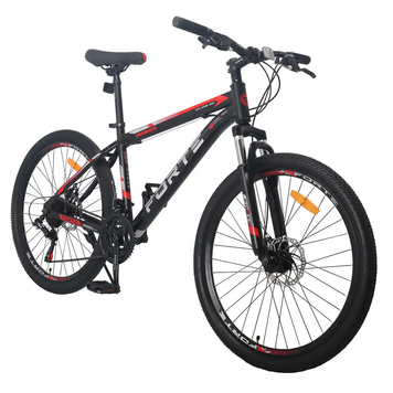 Велосипед гірський Forte Braves MTB 27.5" 21 швидкість рама 19" чорно-червоний 155069 фото
