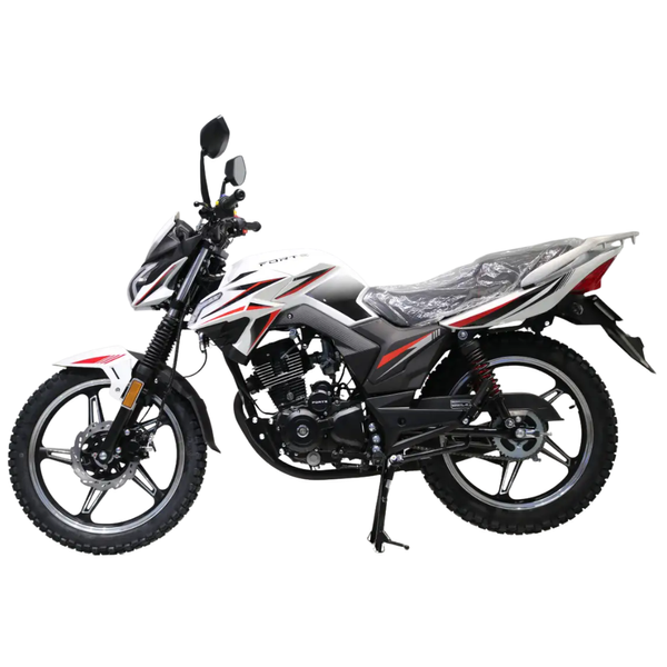 Мотоцикл Forte FT 200EN Білий 200 см&sup3;, 14 к.с., 100 км/год, дискові гальма, електростарт 136377 фото