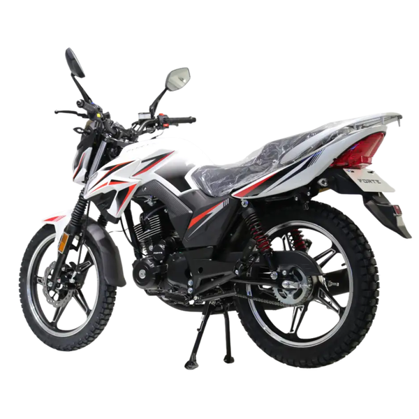 Мотоцикл Forte FT 200EN Білий 200 см&sup3;, 14 к.с., 100 км/год, дискові гальма, електростарт 136377 фото