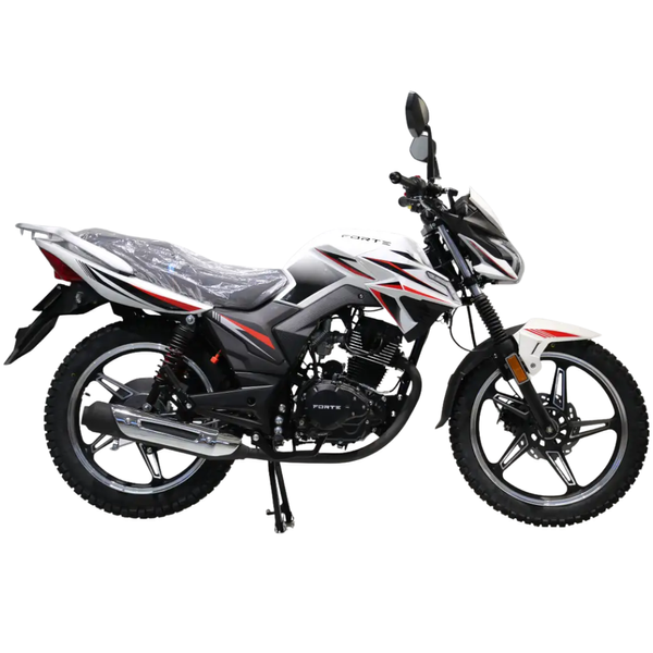 Мотоцикл Forte FT 200EN Білий 200 см&sup3;, 14 к.с., 100 км/год, дискові гальма, електростарт 136377 фото