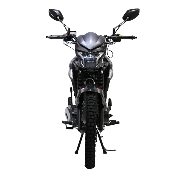 Мотоцикл Forte FT 200EN Сірий 200 см&sup3;, 14 к.с., 100 км/год, дискові гальма, електростарт 136378 фото