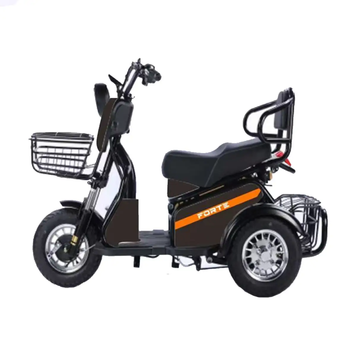 Электроскутер трехколесный FORTE S1-WS600 60В 20Ач, 600Вт, до 35 км/ч, запас хода 100 км, черный 145202 фото