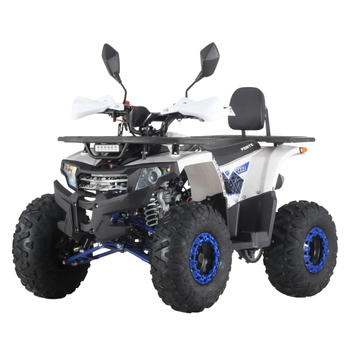 Квадроцикл бензиновий Forte ATV125F біло-синій 125 см&sup3;, варіатор 124597 фото