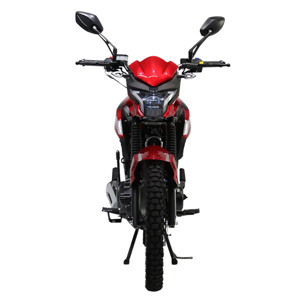 Мотоцикл Forte FT 200EN червоний 200 см&sup3;, 14 к.с., 100 км/год, дискові гальма, електростарт 136379 фото