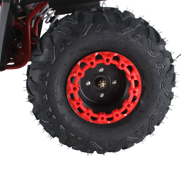 Квадроцикл бензиновий Forte ATV125F біло-червоний 125 см&sup3;, варіатор 124595 фото