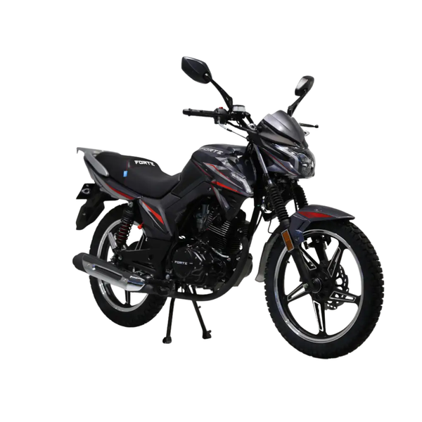Мотоцикл Forte FT 200EN чорний 200 см&sup3;, 14 к.с., 100 км/год, дискові гальма, електростарт 136380 фото