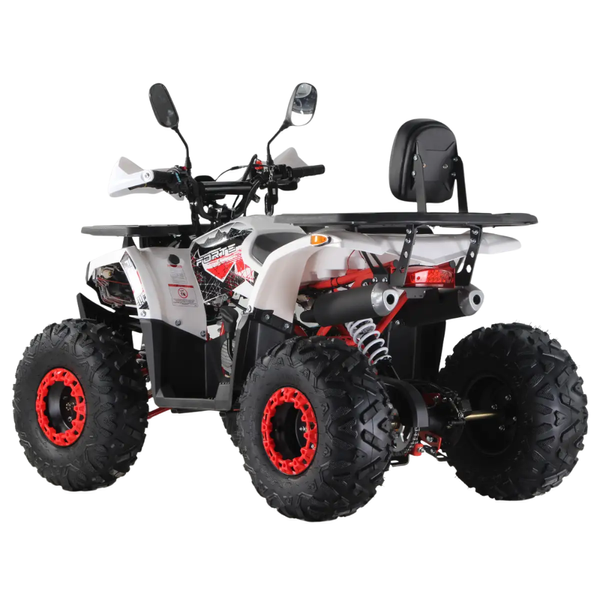 Квадроцикл бензиновий Forte ATV125F біло-червоний 125 см&sup3;, варіатор 124595 фото