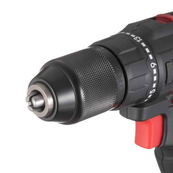 Акумуляторний дриль-шуруповерт INTERTOOL WT-0350, 20 В, 35 Нм, 0-1500 об/хв, 2-13 мм, Li-Ion 2Аг, кейс WT-0350 фото