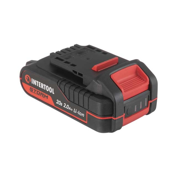 Акумуляторний дриль-шуруповерт INTERTOOL WT-0350, 20 В, 35 Нм, 0-1500 об/хв, 2-13 мм, Li-Ion 2Аг, кейс WT-0350 фото