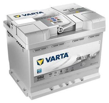 Автомобільний акумулятор Varta Silver Dynamic AGM 60Ah 680A R+  560 901 068 фото