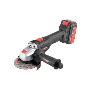 Акумуляторна кутова шліфмашина INTERTOOL WT-0366, безщіткова 20В, диск 125 мм, 10000 об/хв, 4.0 Аг Li-Ion, кейс WT-0366 фото