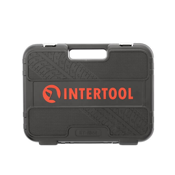 Набір інструментів 1/2" & 1/4", 56 од., Cr-V INTERTOOL ET-8056 фото
