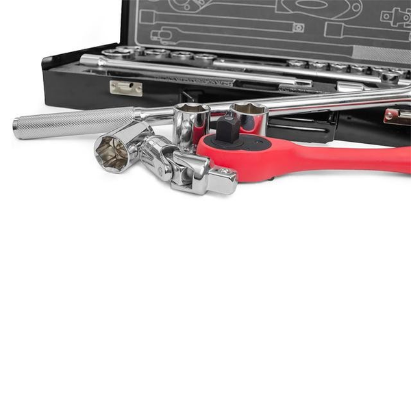 Професійний Набір Інструментів INTERTOOL 1/2", 25 од. (гол. 10-32 мм) ET-6025 фото
