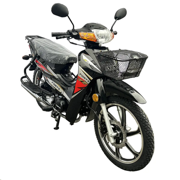Мотоцикл дорожній Forte FT125-FA3 125 см&sup3;, 4-тактний, 80 км/год, витрата 1.9 л/100 км, електростарт, чорний 136956 фото
