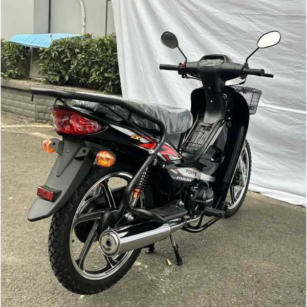 Мотоцикл дорожній Forte FT125-FA3 125 см&sup3;, 4-тактний, 80 км/год, витрата 1.9 л/100 км, електростарт, чорний 136956 фото