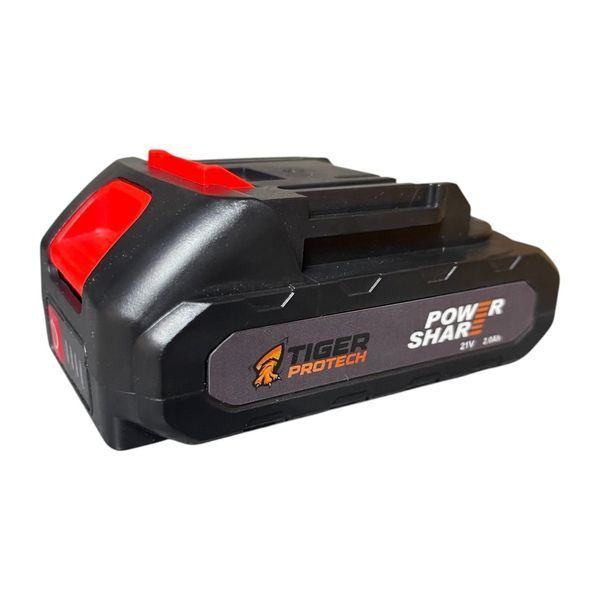 Портативна акумуляторна пилка TigerProTech TD-S011-B, 21 В, шина 15 см, АКБ 2.0 Аг, зарядний пристрій, кейс, спрей для змащування TD-S011-BAA фото