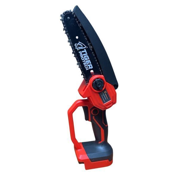 Портативна акумуляторна пилка TigerProTech TD-S011-B, 21 В, шина 15 см, АКБ 2.0 Аг, зарядний пристрій, кейс, спрей для змащування TD-S011-BAA фото