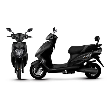 Електроскутер FORTE HAWK 72В 20Аг, 2000Вт, до 45 км/год, запас ходу 70 км, чорний 124073 фото